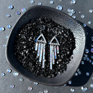 ICY CHIMETTES Silver Clip-on + Hook Earrings
