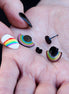 JE SUIS JACKET STUDS | LGBTQ FLAG TWIN SET STUDS