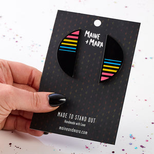 PANSEXUAL "JE SUIS" STUDS | Available in two sizes
