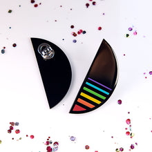 Load image into Gallery viewer, RAINBOW &quot;JE SUIS&quot; STUDS | Available in two sizes