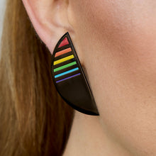 Load image into Gallery viewer, RAINBOW &quot;JE SUIS&quot; STUDS | Available in two sizes
