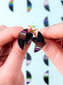 LESBIAN "JE SUIS" STUDS  | Available in two sizes