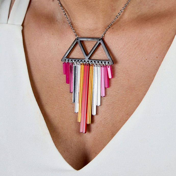 LESBIAN SAPPHY CHIMES NECKLACE