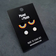 JE SUIS JACKET STUDS | LGBTQ FLAG TWIN SET STUDS