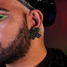 Load image into Gallery viewer, NEON RAINBOW KISS STUDS