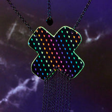 Load image into Gallery viewer, NEON RAINBOW BIG KISSES + KINKS NECKLACE