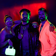 NEON RAINBOW BIG KISSES + KINKS SHOULDER PIECES