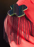 NEON RAINBOW BIG KISSES + KINKS SHOULDER PIECES
