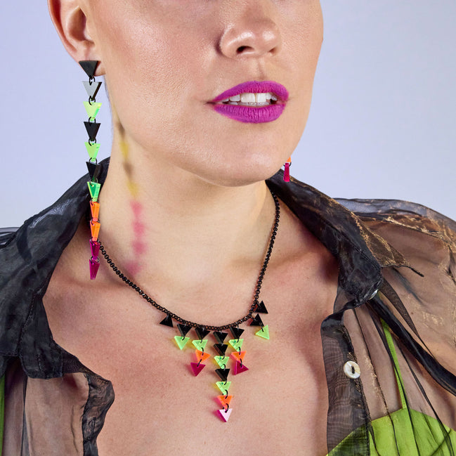 NEON RETROWAVE NECKLACE
