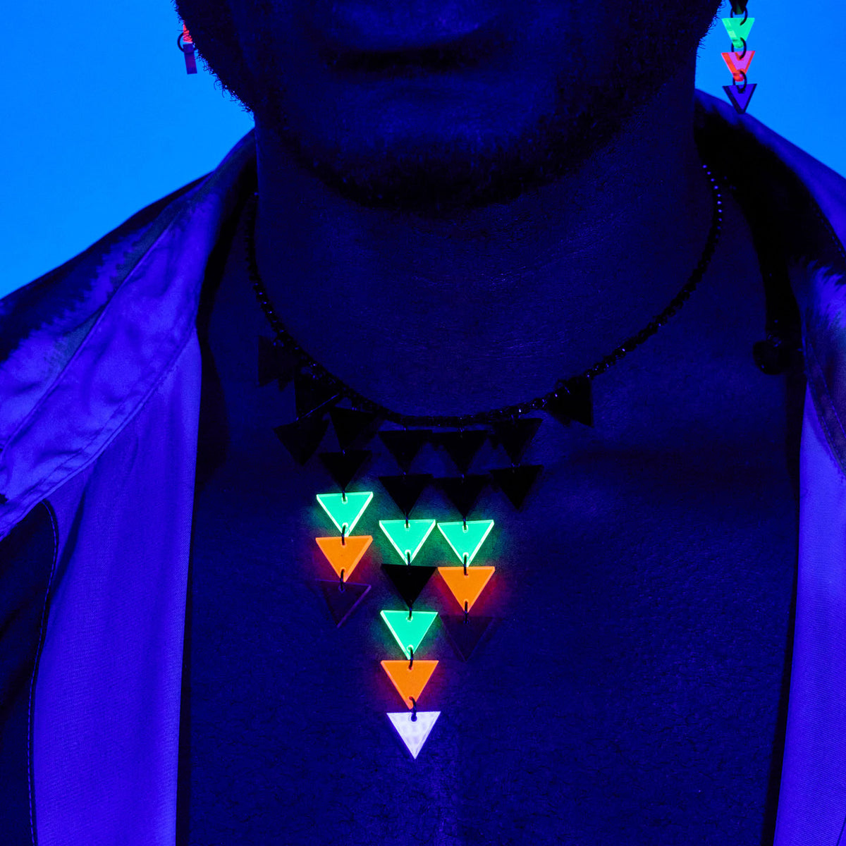 NEON RETROWAVE NECKLACE