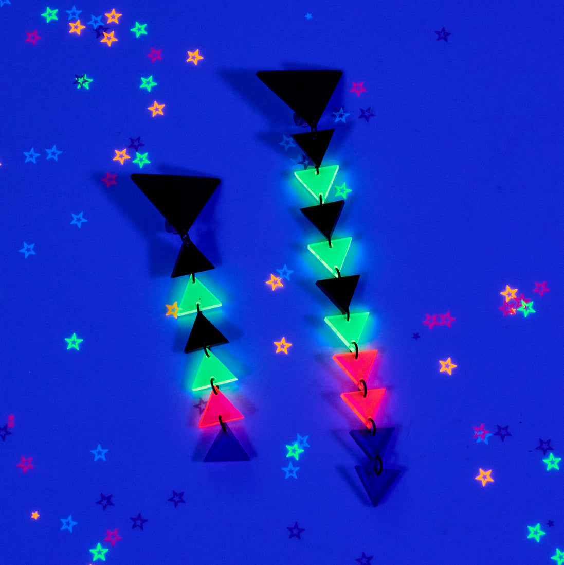 NEON RETROWAVE DANGLES