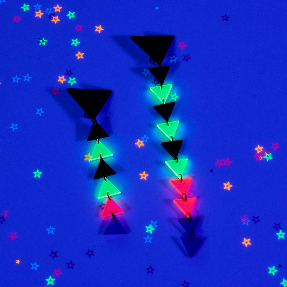 NEON RETROWAVE DANGLES