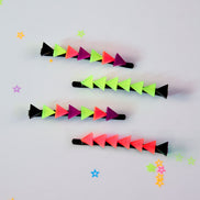 NEON RETROWAVE HAIR PINS PAIR
