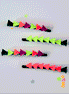 NEON RETROWAVE HAIR PINS PAIR