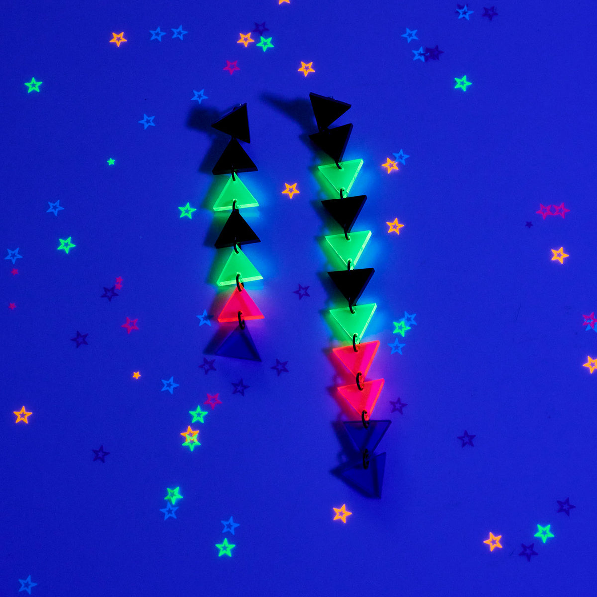 NEON RETROWAVE DANGLES