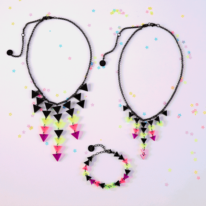 NEON RETROWAVE NECKLACE
