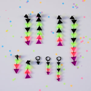 NEON RETROWAVE DANGLES