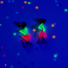 Load image into Gallery viewer, NEON RETROWAVE DANGLES MINI