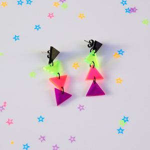 NEON RETROWAVE DANGLES MINI