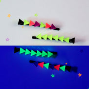 NEON RETROWAVE HAIR PINS PAIR