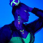 NEON RETROWAVE DANGLES