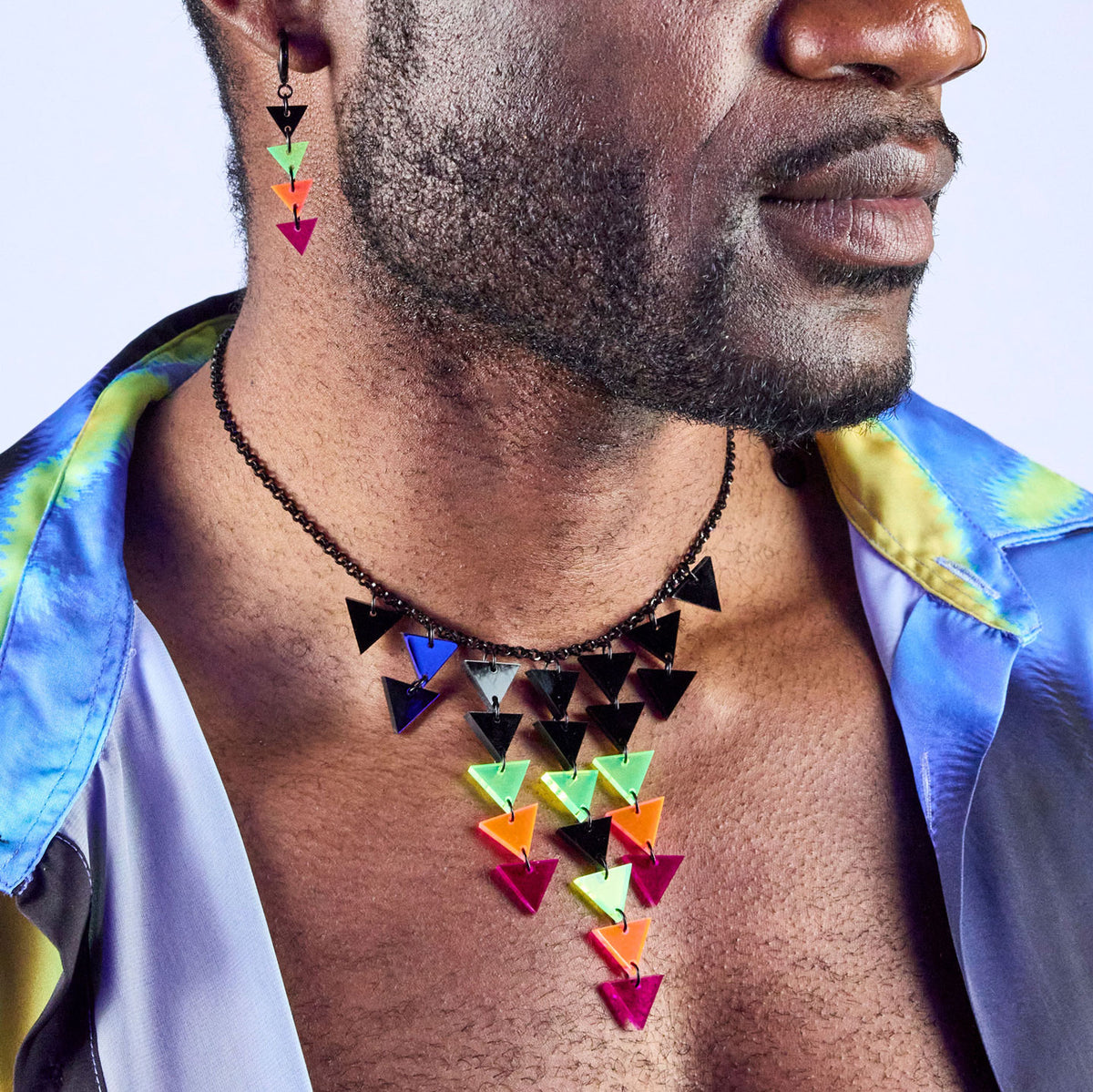NEON RETROWAVE NECKLACE
