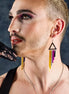 ENBY NONBINARY CHIMES - LONG PRIDE DANGLES