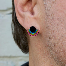 Load image into Gallery viewer, JE SUIS JACKET STUDS | LGBTQ FLAG TWIN SET STUDS