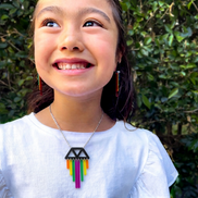 CHIMETTES RAINBOW KIDS NECKLACE