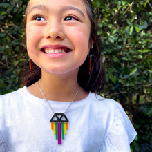 Load image into Gallery viewer, CHIMETTES RAINBOW KIDS NECKLACE