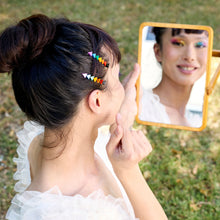 Load image into Gallery viewer, GET DOWN RAINBOW HAIR PINS PAIR