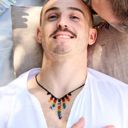 GET DOWN RAINBOW NECKLACE
