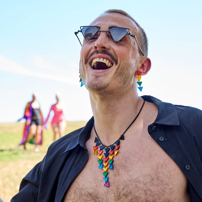 GET DOWN RAINBOW NECKLACE