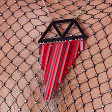 Load image into Gallery viewer, ISIS CHIMES NECKLACE|  Ruby + Onyx