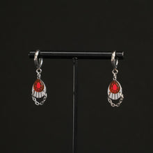Load image into Gallery viewer, CLEOPATRA ARMOURED HUGGIE HOOPS | Silver