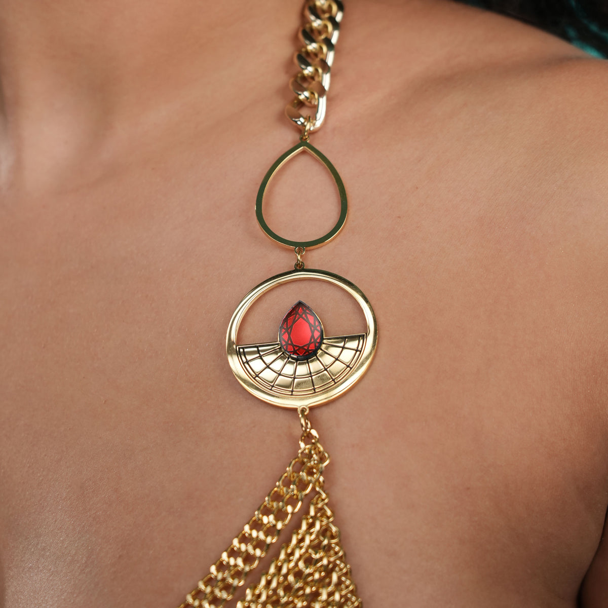 CLEOPATRA CHAIN TOP | Gold