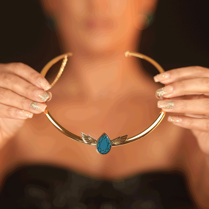 CLEOPATRA NECK CUFF CHOKER | Gold