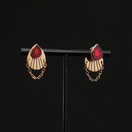 CLEOPATRA ARMOURED JACKET GEM STUDS TWIN SET | Gold