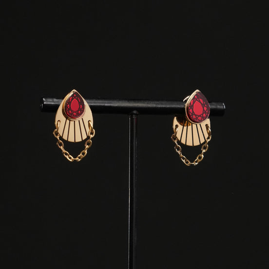 CLEOPATRA ARMOURED JACKET GEM STUDS TWIN SET | Gold