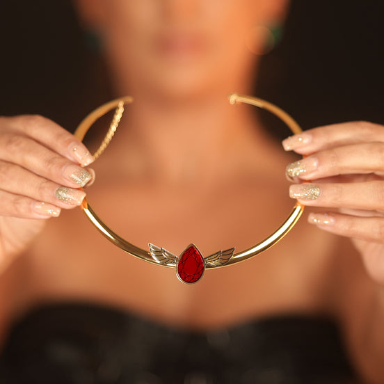 CLEOPATRA NECK CUFF CHOKER | Gold