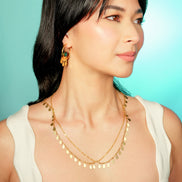 RYTHYM OF RA Necklace + Head piece + Face Chain | Gold