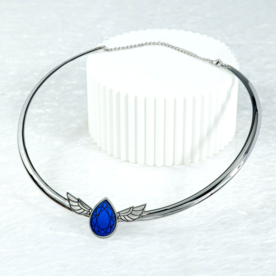 CLEOPATRA NECK CUFF CHOKER | Silver