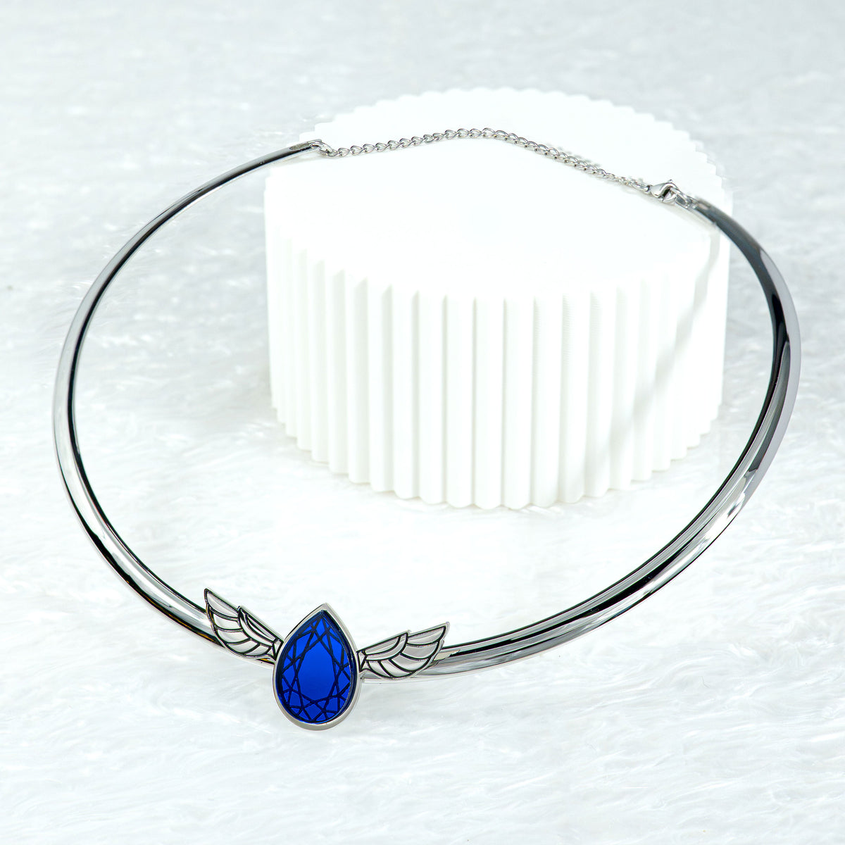 CLEOPATRA NECK CUFF CHOKER | Silver