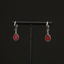 Load image into Gallery viewer, CLEOPATRA HUGGIE HOOPS | Mismatched Silver Trio