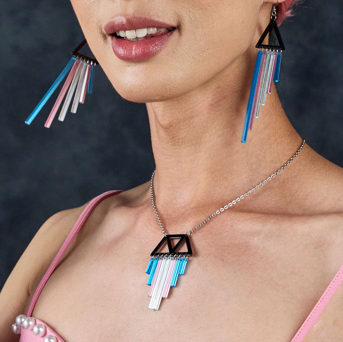 EUPHORIA EARRINGS | Trans Pride Dangles