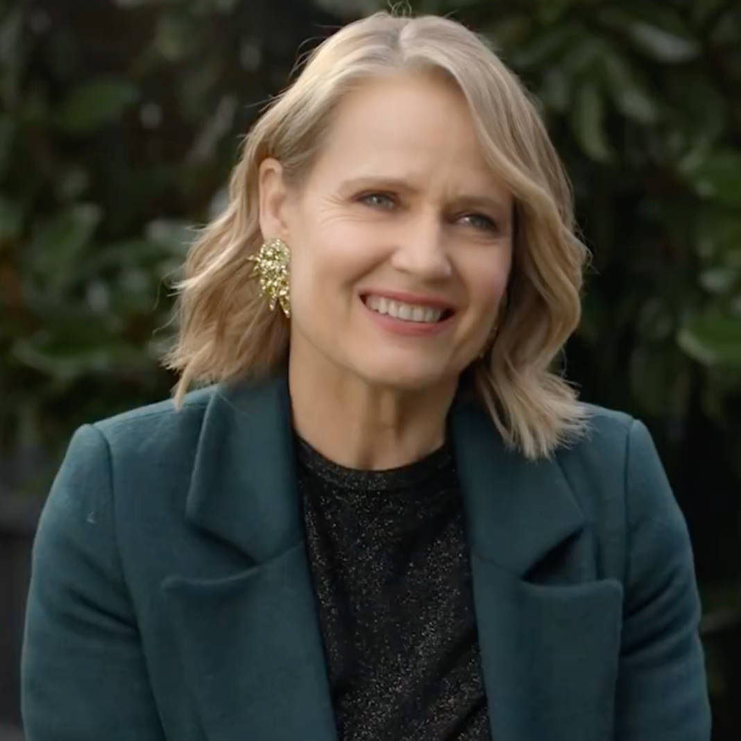 Shaynna Blaze Wearing Gold Glitter Wings Statement Earrings, Handmade In Australia