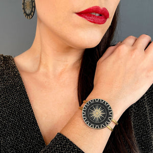 Cuff WONDER WOMAN CUFF BRACELET Art Deco adjustable rings | handmade in Sydney