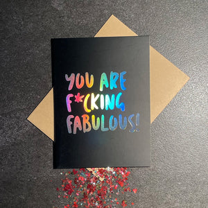 Greeting & Note Cards THE SASS SET - ECO GLITTER GREETINGS CARDS SET OF 3