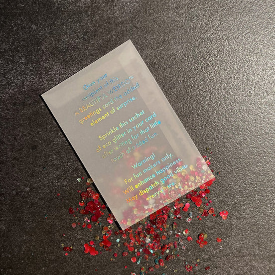 Greeting & Note Cards YOU ARE F*CKING FABULOUS ECO GLITTER GREETINGS CARD
