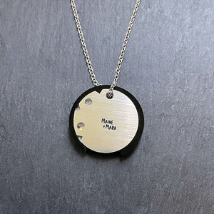 necklace FEARLESSLY FLUID Pronoun Necklace Changeable Pronouns Statement Necklace